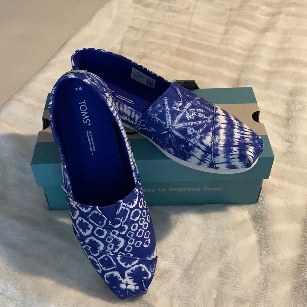 TOMS NITB ALPARGATA  ULTRAMARINE PATCHWORK  BATIK PRINT